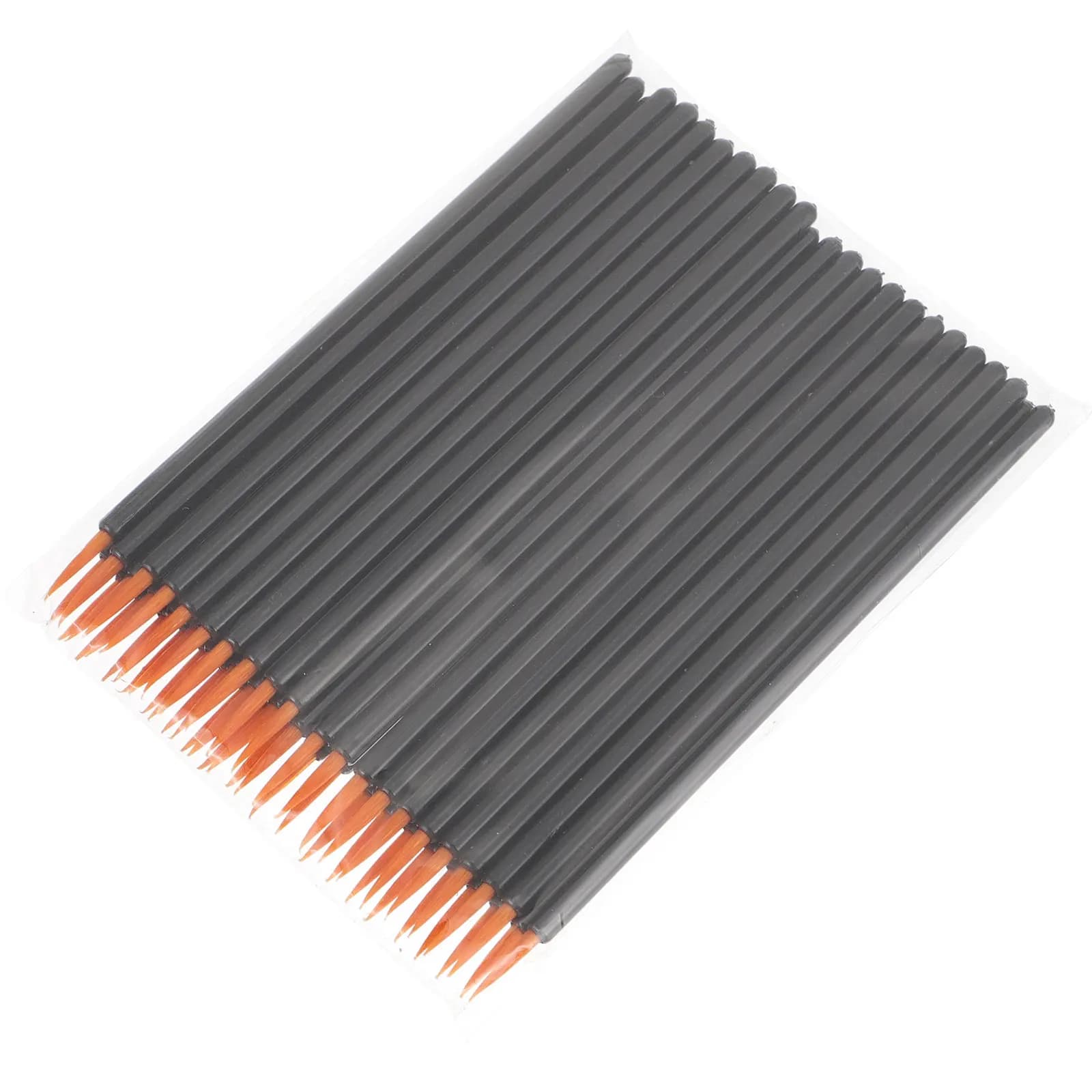 100 Pieces Disposable Brushes for Eyeliner with Nylon Premium Fiber Head, Lightweight and Easy to Handle, Liquid Eyeliner Applicators and Lip Matita