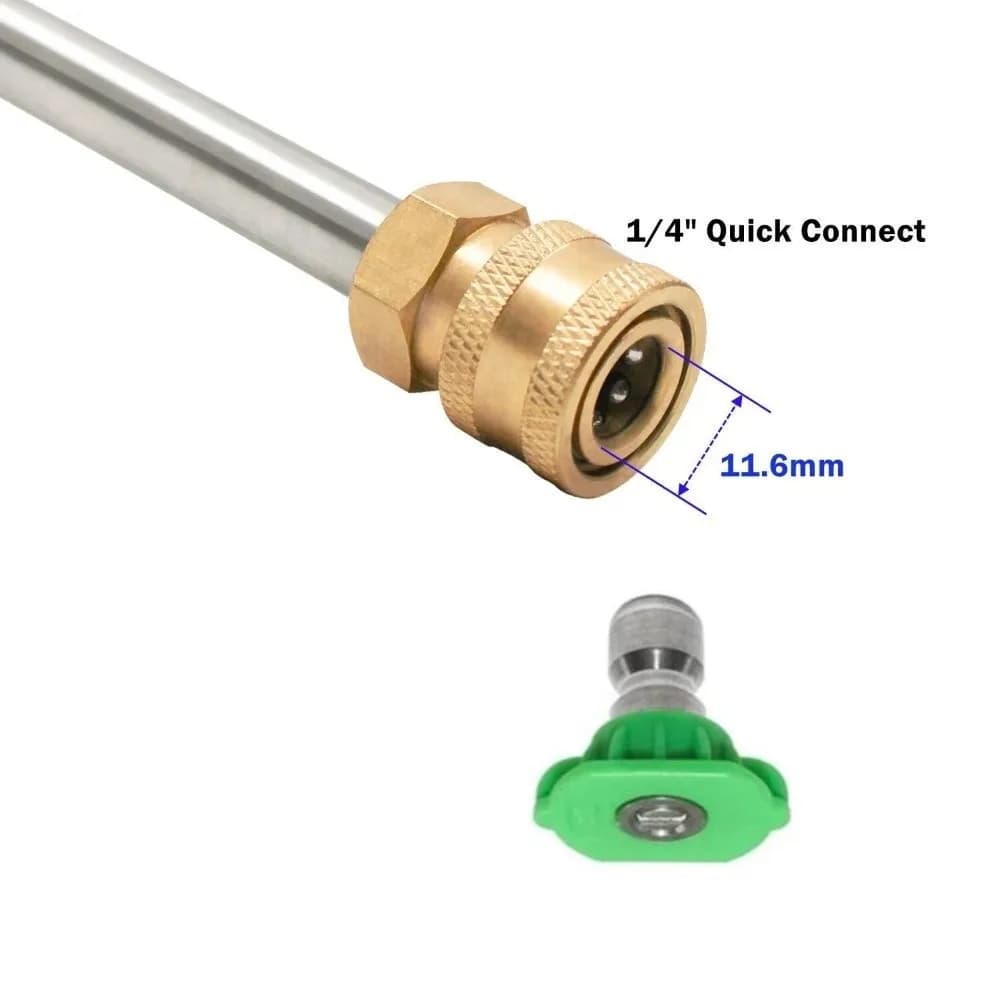 Nuovo Adattatore per Tubo da Giardino in Acciaio Inox 1/4 Pollici 3/4 GHT, Connettore per Tubo dell'Acqua ad Alta Pressione, Ugello a Connessione Rapida per Uso Giardino