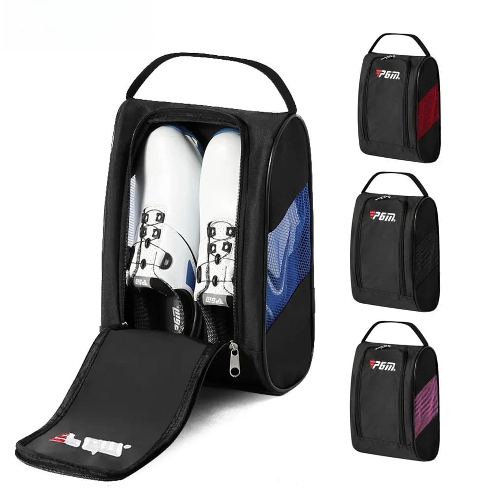 Borsa Portatile per Scarpe da Golf in Nylon, Porta Palline Leggero e Traspirante, Custodia per Tee, Accessori Sportivi