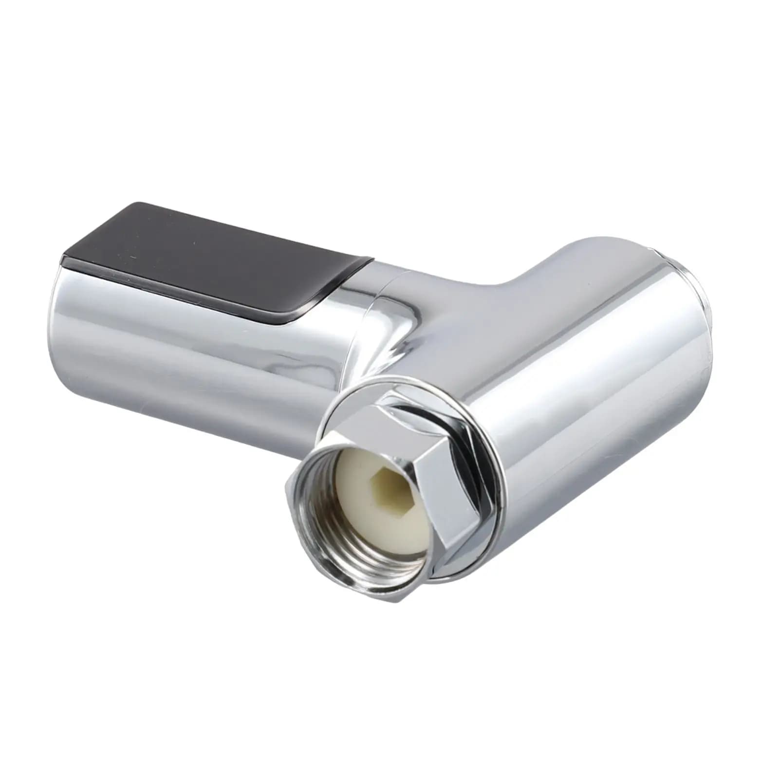 Si collega a un tubo standard da 1/2 pollice o a un soffione doccia, termometro per acqua con display LED, schermo ruotabile a 360°, display LED impermeabile.