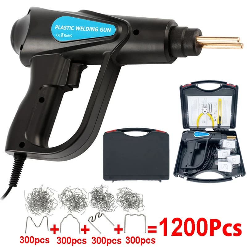 Saldatore per Plastica 70W Pistola Termica Macchina per Saldatura Plastica Ferro da Saldatura Graffette Elettriche Strumenti per Riparazione Paraurti Auto