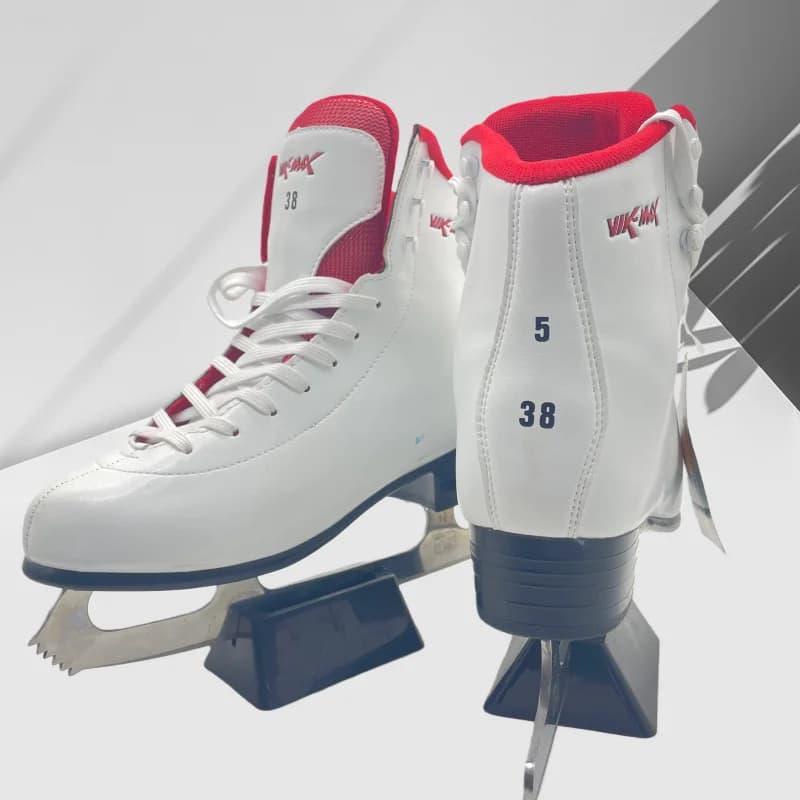 Noleggio di percorsi di ghiaccio all'ingrosso Nuovo arrivo di fascia alta Noleggio di ghiaccio Figura Scarpa da pattini a rotelle per pattini da pattinaggio da donna Rink