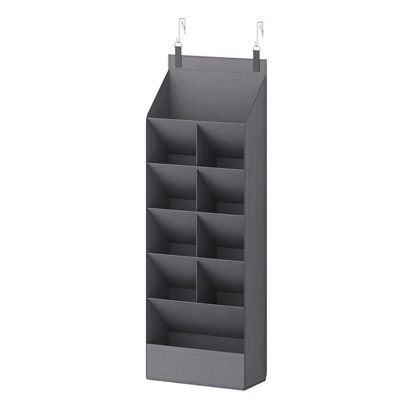 [NEW!A93G】 6 Tier Over The Door Shoe Organizer Fabric Hanging Shoe Shelf