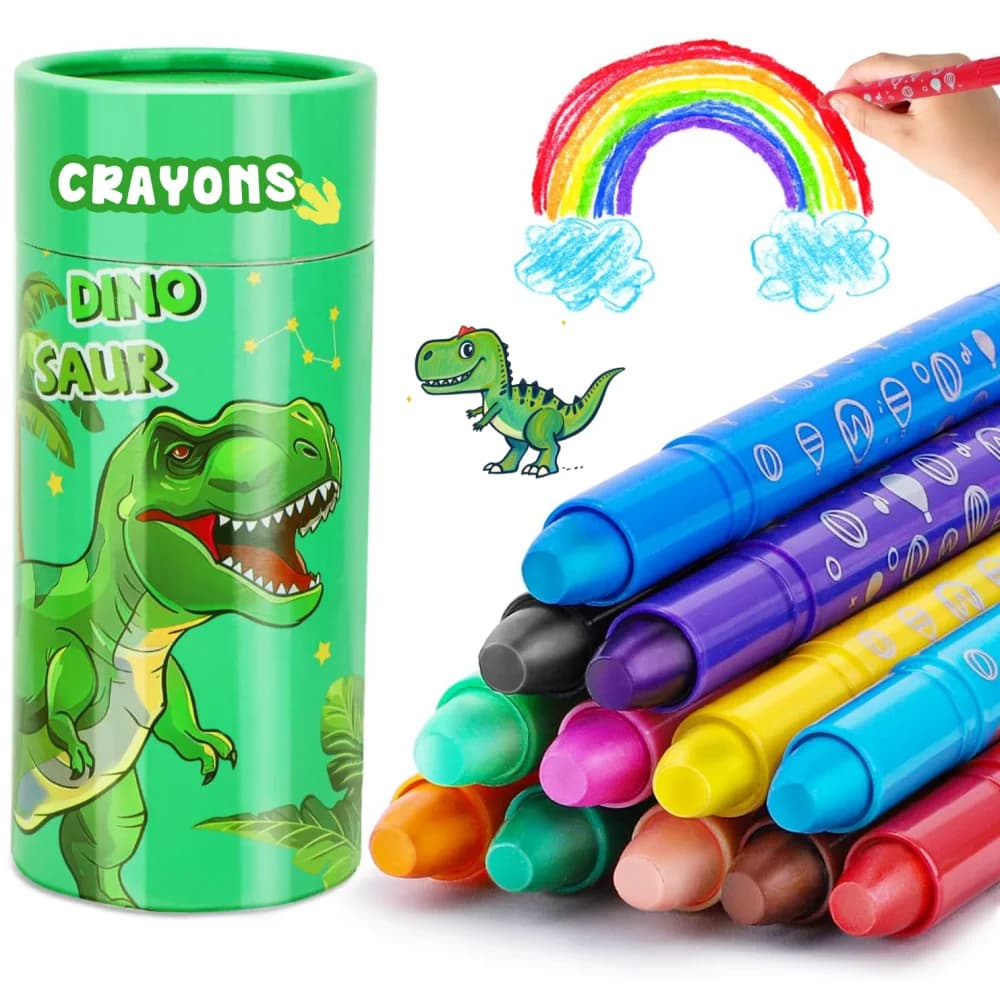 12/24 colori pastello di cera per bambini pastelli twist lavabili e cancellabili per i più piccoli disegno pastello da colorare set regali per il rientro a scuola