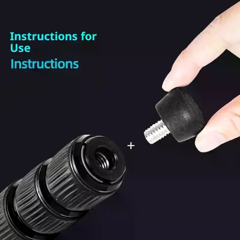 Per treppiede monopiede 1Pc piedini in gomma antiscivolo universali piedini Spike 3/8 pollici 1/4 pollici M8 accessori per fotografia