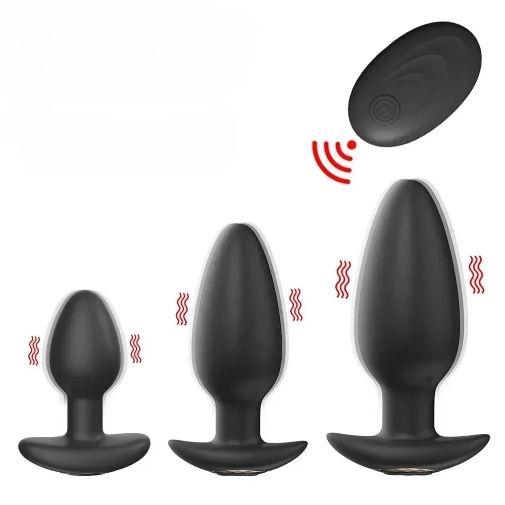 Remote Controlled Anal Vibrator, Prostate Massage, Clitoral Stimulator, Wireless Sexual Toy for Men, Women and Adults Gay