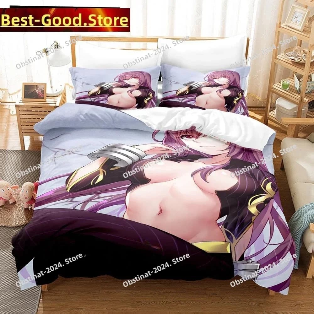 Cartoni animati 3D FateGrand Order Emiya Alter Set biancheria da letto Singolo Doppio Completo Queen King Size Set copripiumino per camera da letto per bambini adulti