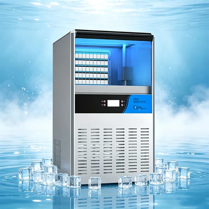 Commercial Fast Ice Producing Electric Ice Forming Maker For Restaurant Coffee Shop Milk Tea Shop Bar Ice Making Machine