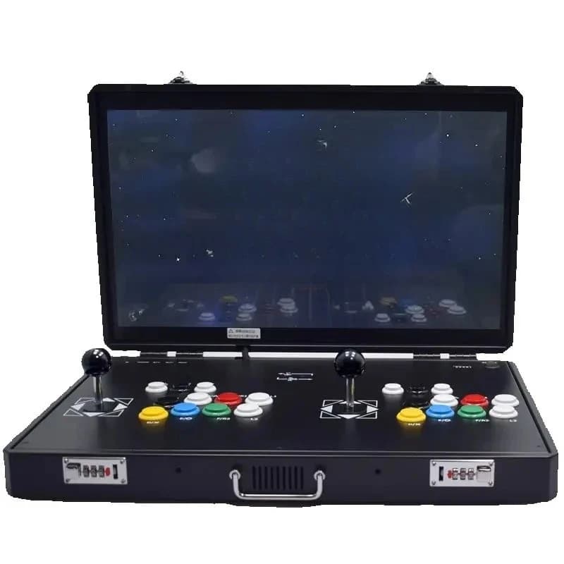 Console di Gioco LCD da 24 Pollici per Raspberry Pi 5B, Supporta XBOX PS4, Include 20000 Giochi in 1, Macchina Arcade con Doppio Joystick