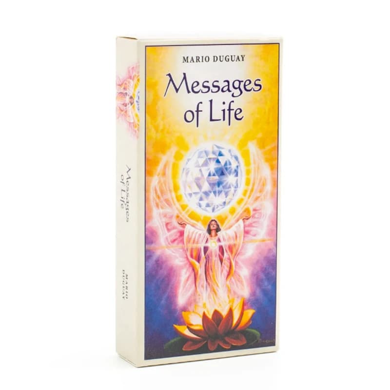 Messaggi della vita Tarocchi Carte Un mazzo da 54 Oracle Visioni inglesi Borad Giocando a giochi Edizione divinazione