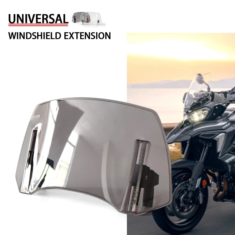 Per Benelli TRK 502 TRK702 702x Universale Del Motociclo Parabrezza Estensione Spoiler Deflettore Regolabile