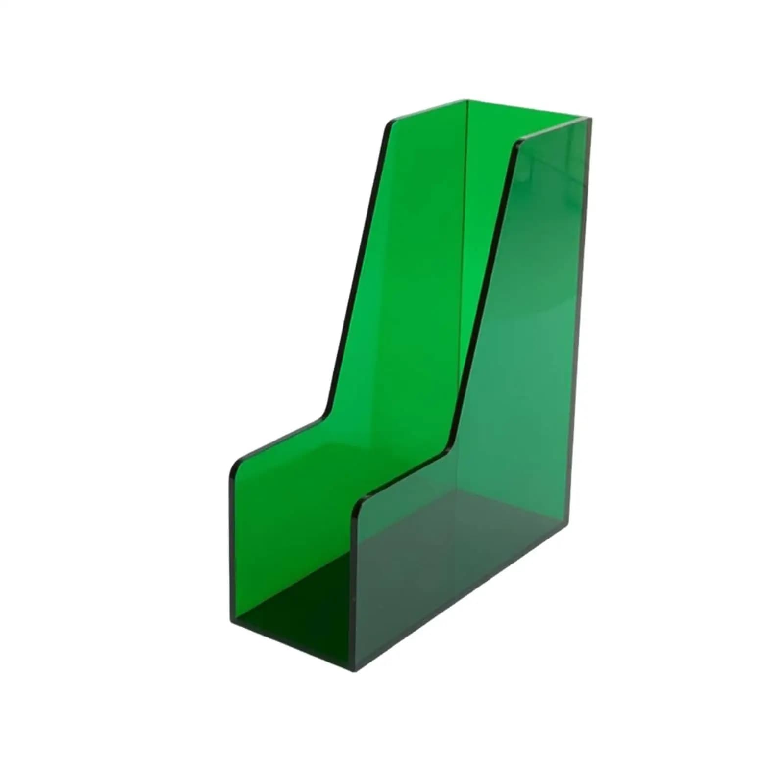Acrylic File Holder Upright Storage Box Efficient Desk Organizer Folder Organizer for Documents A