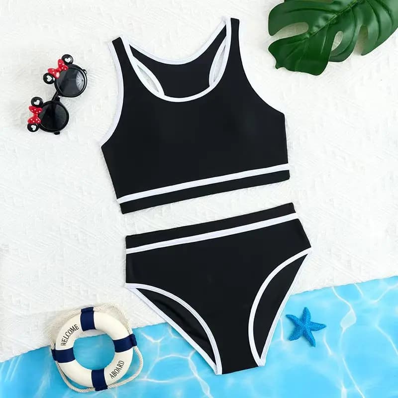 Swimwear for girls 2026, high waist bikini, girls' swimwear, beach summer swimsuit