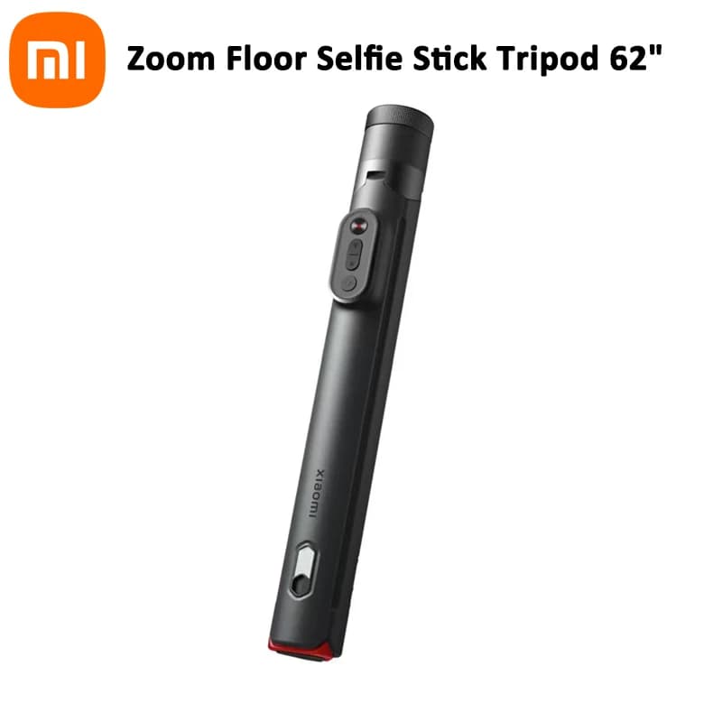 Treppiede per selfie stick da pavimento Xiaomi Zoom da 62" - Monopiede allungabile con Bluetooth per fotografia e videoografia