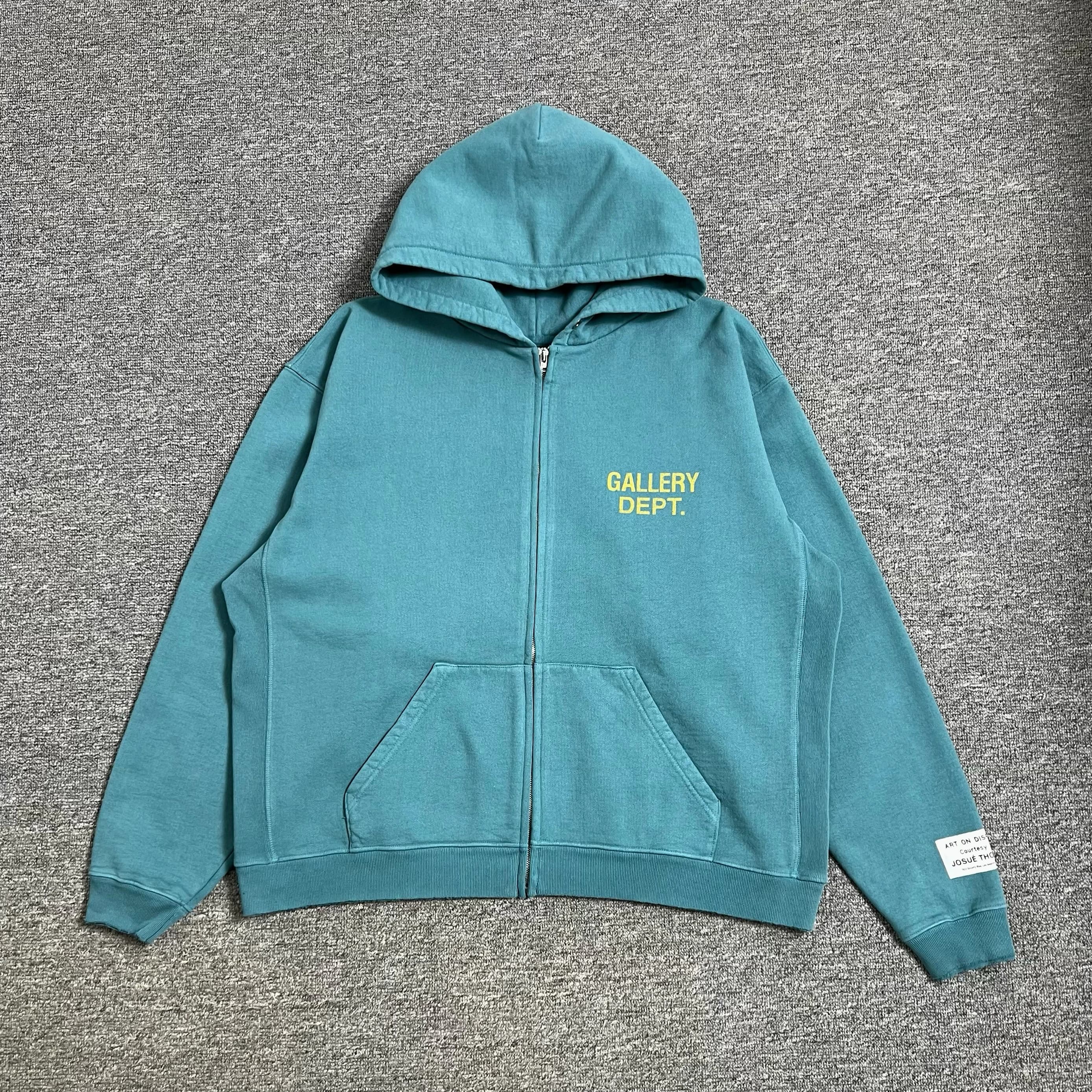Felpa con Cappuccio Stile Anni '90 con Zip e Logo, Giacca Cardigan con Cerniera per Uso Quotidiano Giovanile, Marca GEIIARK DEPT