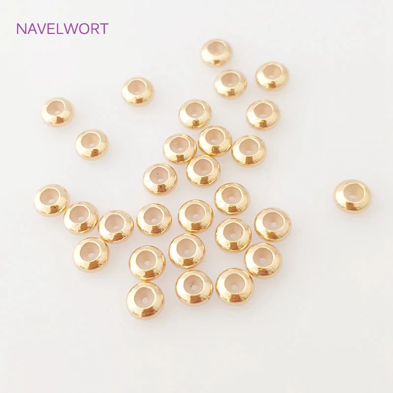 5 Sizes Silicone Insert Positioning Beads High Quality Spacer Beads For Necklace Bracelet DIY Jewelry Making Accessories
