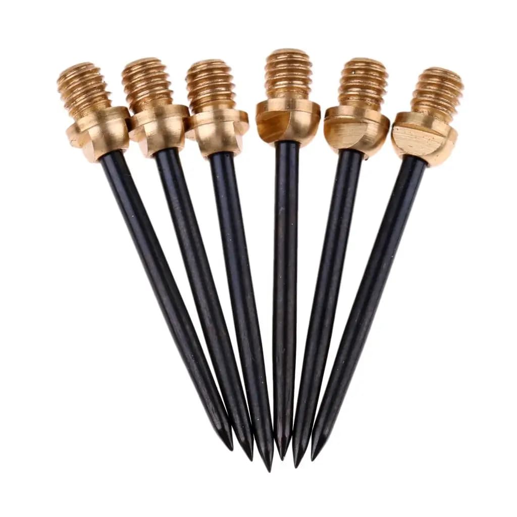 6 Pieces 2BA Steel Point Converter Points Replacement Tips for Darts