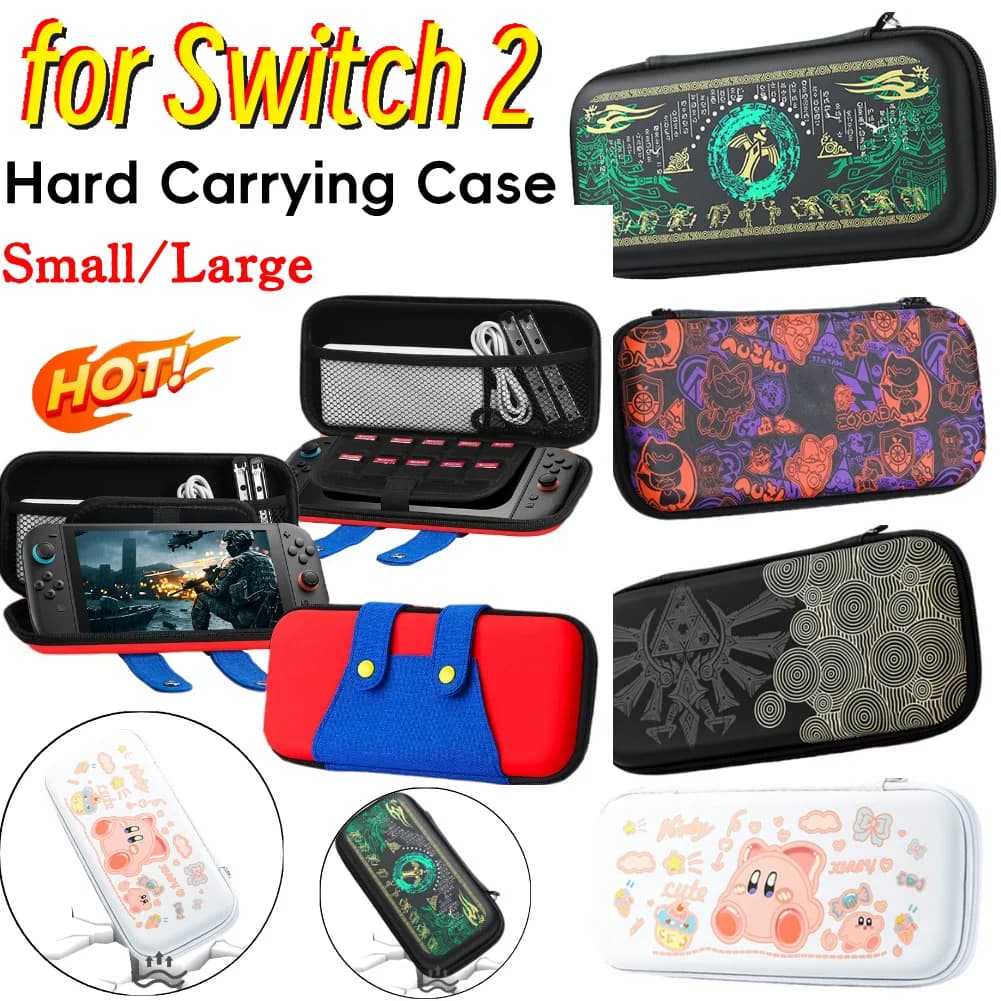 Custodia Rigida Portatile S/L per Nintendo Switch 2, Borsa Protettiva Impermeabile in EVA con Guscio Rigido
