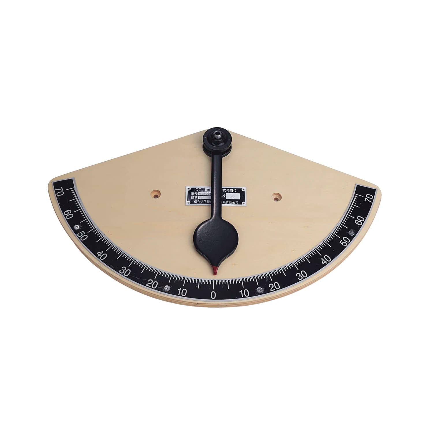 Inclinometro a pendolo marino QZ-70 QJ-70 gradi con certificato di approvazione CCS (bachelite)