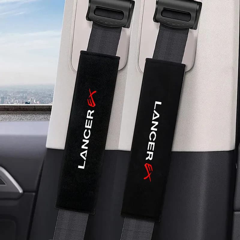 2 pcs Seat Covers for Auto Belt Safety Belt For Shoulders Soft Seat Covers for Auto for LANCER EX interior accessories for Auto