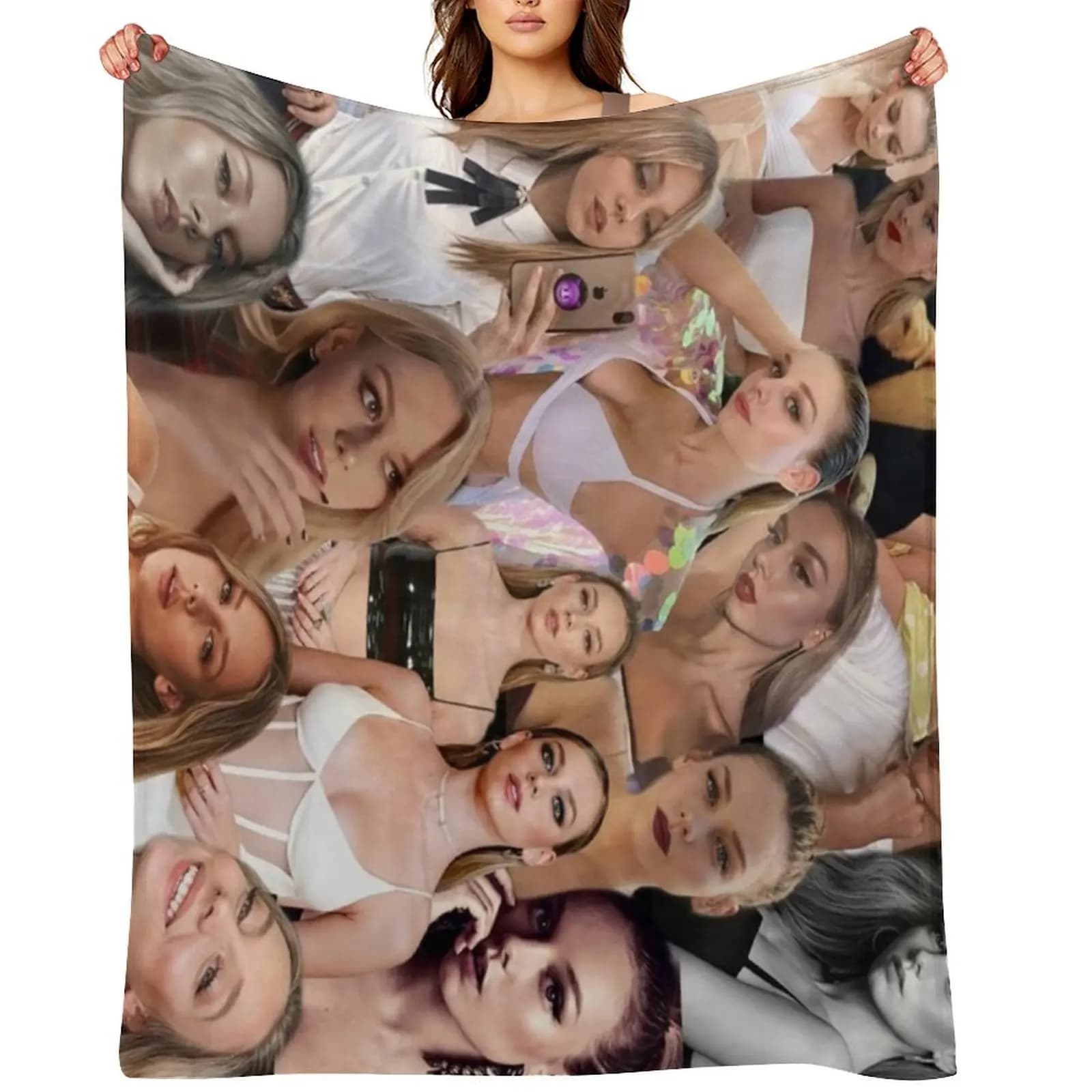 Ester Exposito Editing Throw Blanket Thin Sofa Throw Single Sleeping Bag Blankets