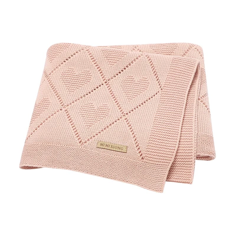 Coperte per bambini Super Soft Neonato in cotone lavorato a maglia Mese Passeggino Nursery Swaddle Wrap Trapunte 90 * 70 cm Infantile Ragazzo Ragazza Copertine per dormire