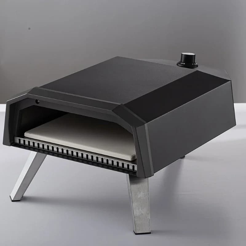 Outdoor Portable Multi-Fuel Gas Pellet Fired Pizza Baking Oven With Pizza Stone gas oven pizza oven