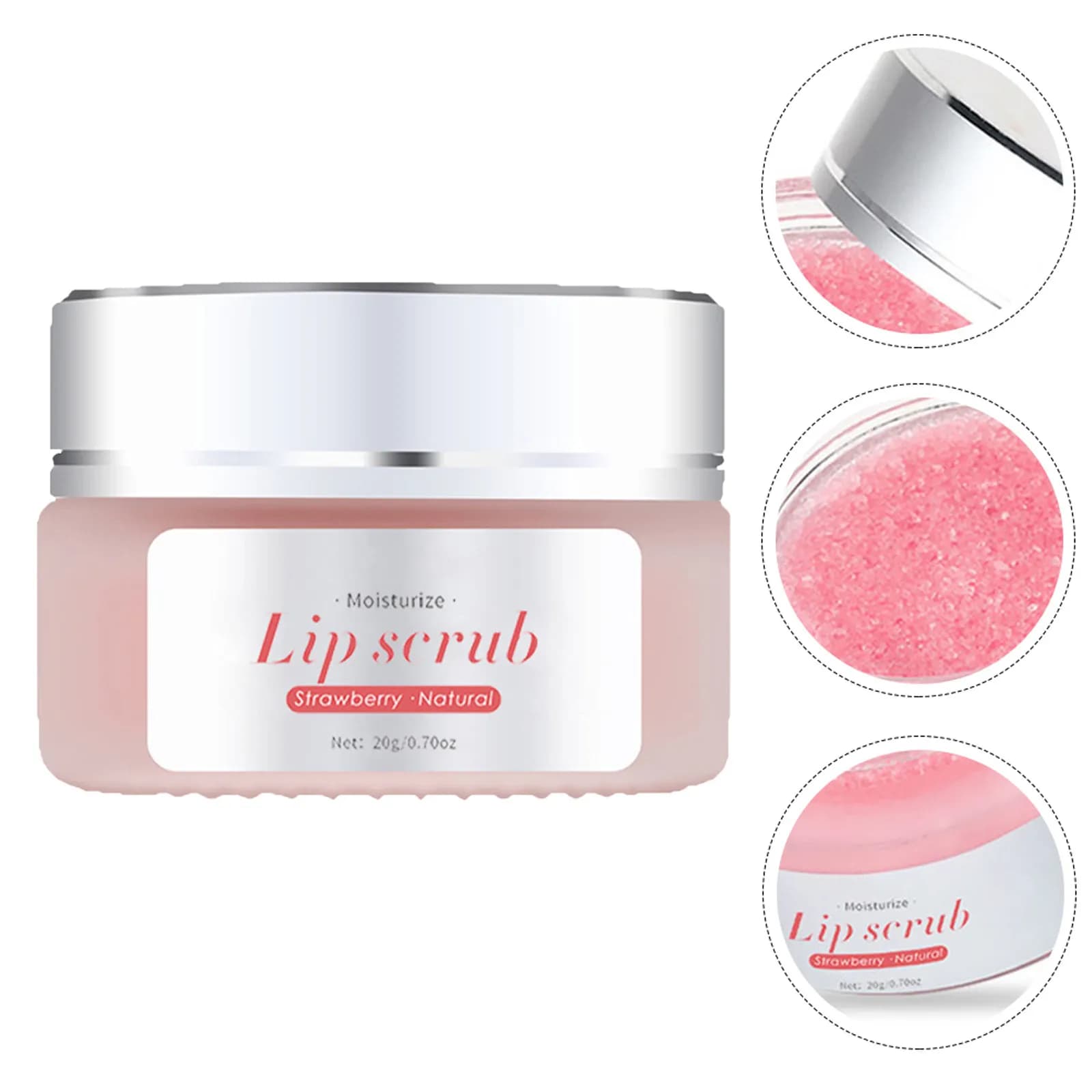 Scrub Lip Hydrating 20G with Exfoliating Formula for Lip Repair, Nutrient Cream for Women's Daily Care
