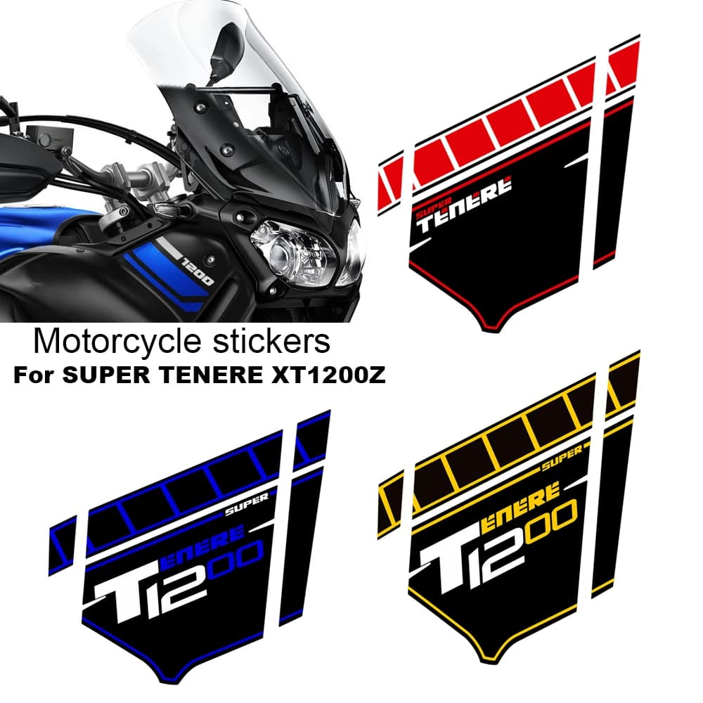 For YAMAHA SUPER TENERE XT1200Z XT 1200 Z 2014-2020 Motorcycle Side Tank Pad windshield fender Stickers Protection