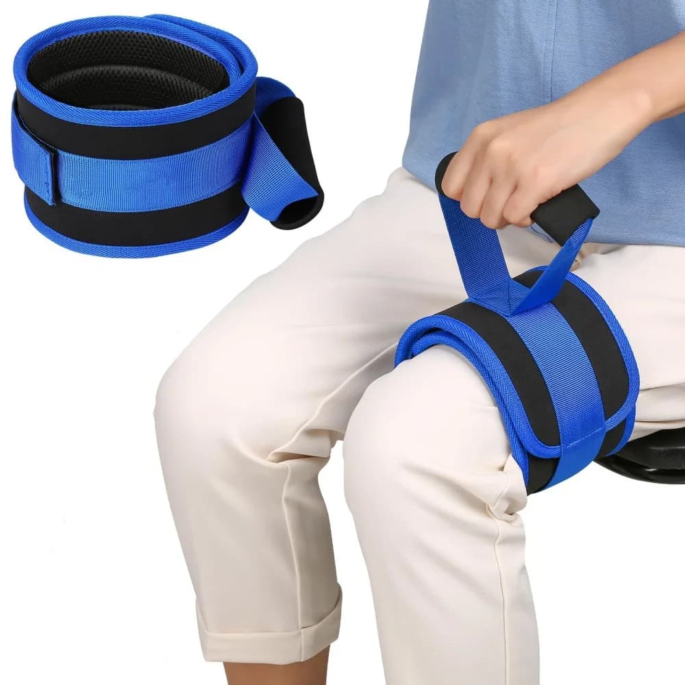 Cinture di sollevamento per le gambe, cinture per allenamento delle gambe, cinture per il miglioramento dell'articolazione del ginocchio, cintura per il sollevamento delle gambe