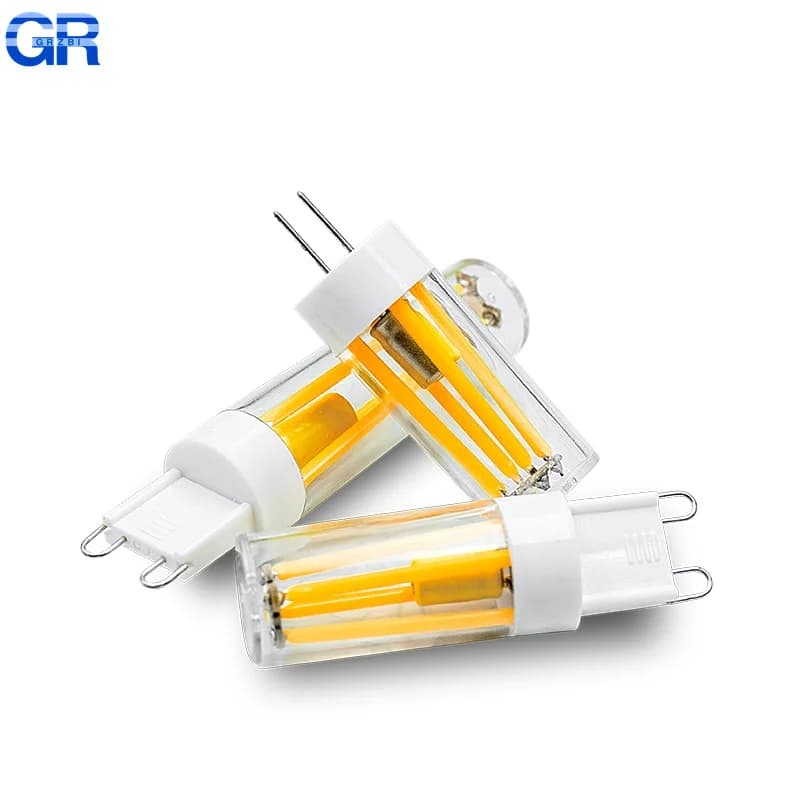 Lampadina LED G4 G9 COB Replace halogen lamps Lampadina AC 220V 3W 5W Candle light for crystal chandelier spotlight lighting