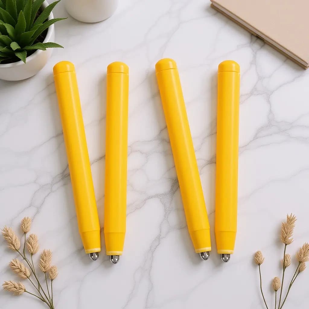 4 pezzi di penne magnetiche di ricambio per pittura su lavagna magnetica, accessorio portatile e riutilizzabile per la scrittura