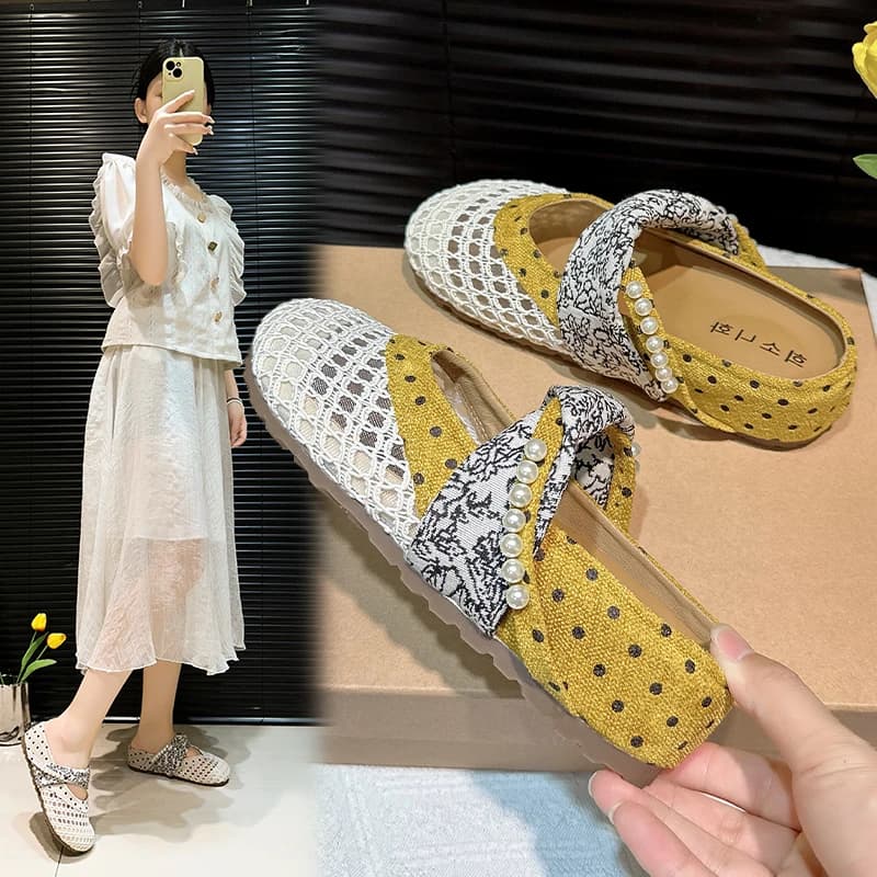 Women's Slippers Hollow Out Non Slip Thick Sole Chef Shoes Garden Fishing Outdoor Indoor Use Soft Comfortable Slip On Sandals
