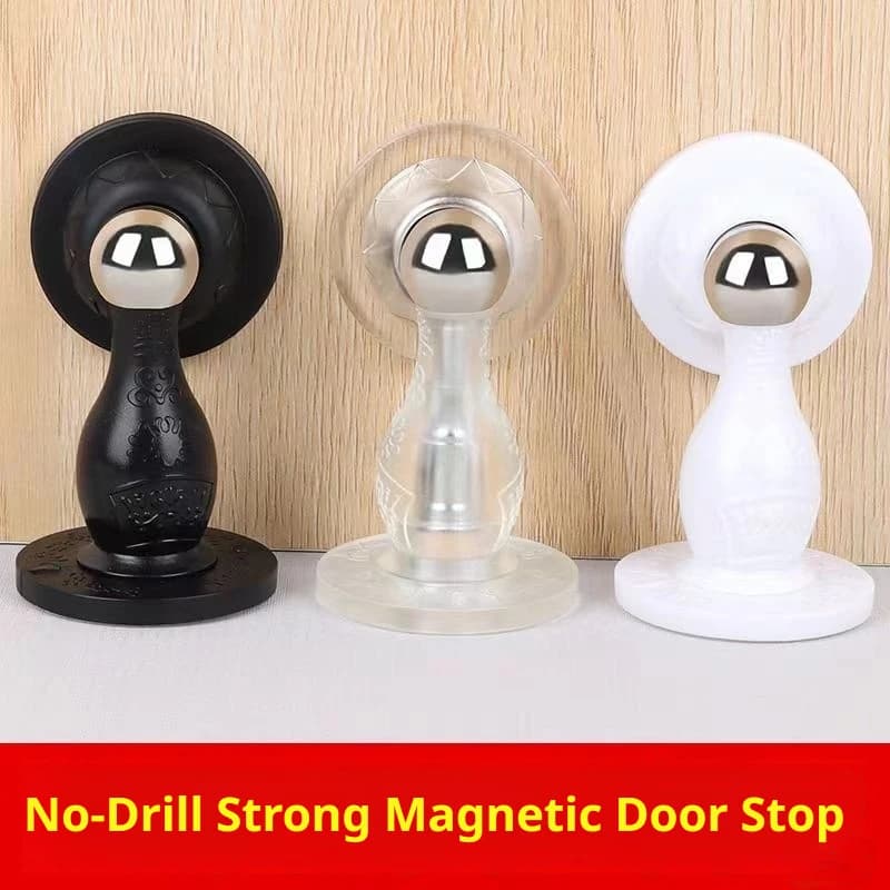 ‌Silicone Door Stopper with Strong Magnetic Quiet Touch – Anti-Collision Door Suck Stall Barrier for Hotel and Household‌