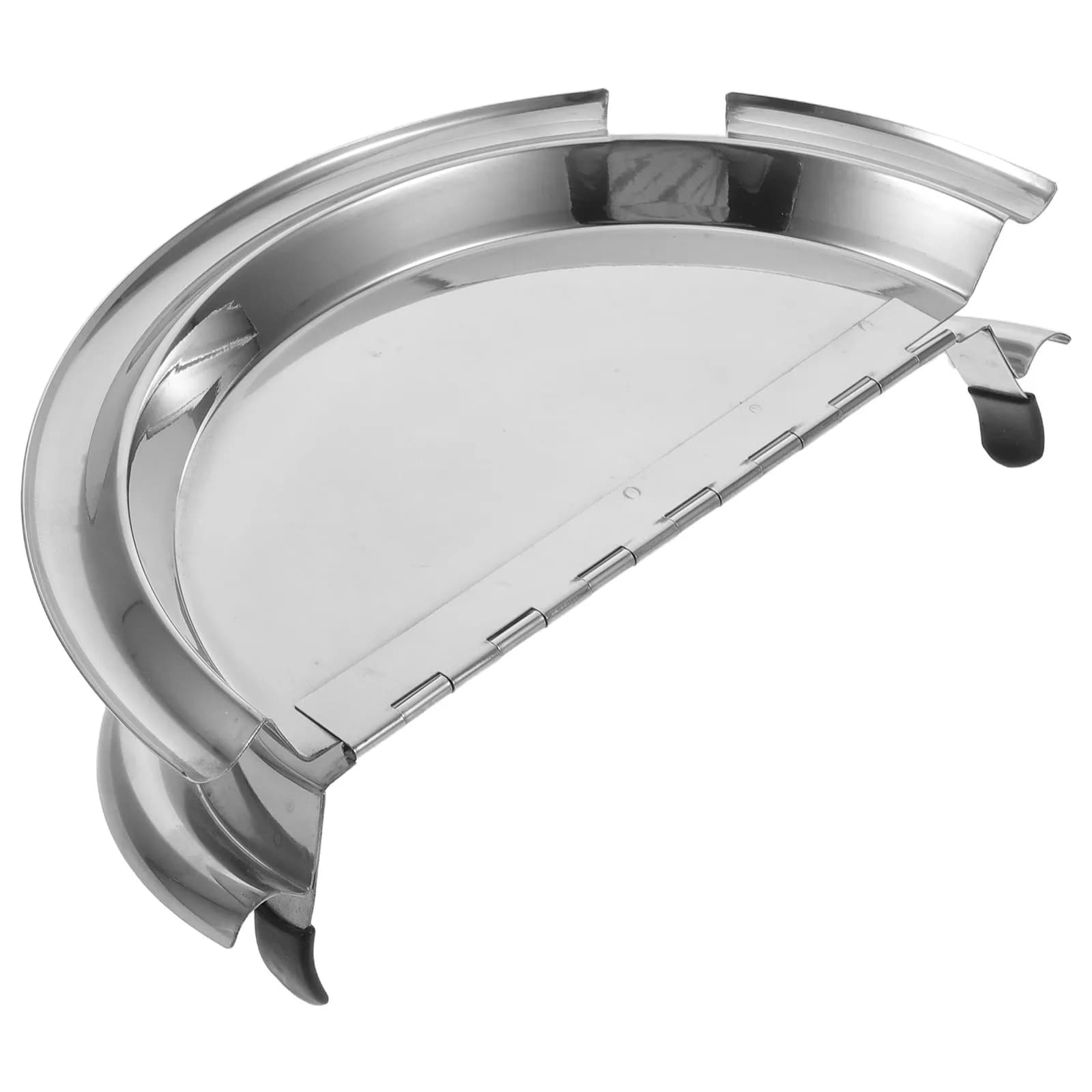 Stainless Steel Wok Lid Deepened Thickened Dome Cover 25Cm Universal Replacement Pot Pan Lid for Frying Steaming Grilling