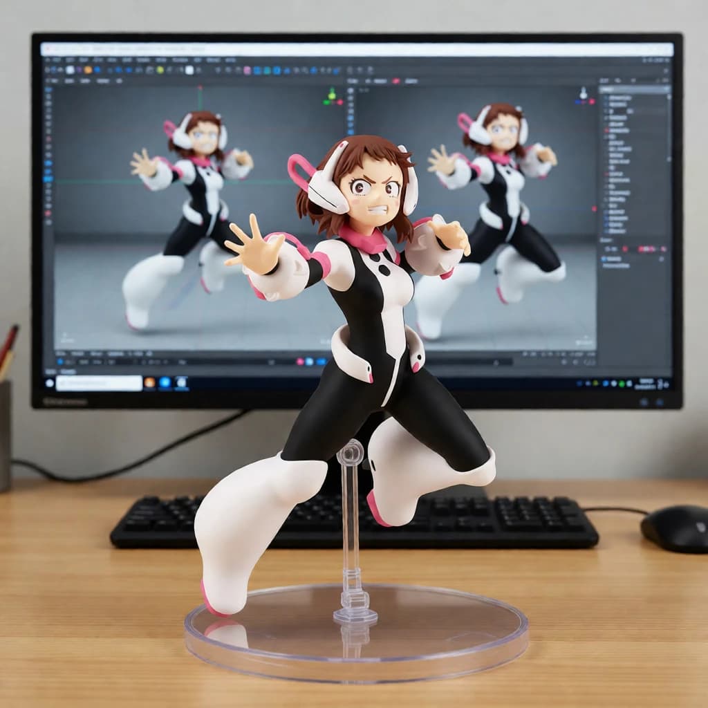 Disponibile BANDAI Banpresto Originale My Hero Academia Ochaco Uraraka Action Figure Statuetta Ornamentale Regalo per le Feste