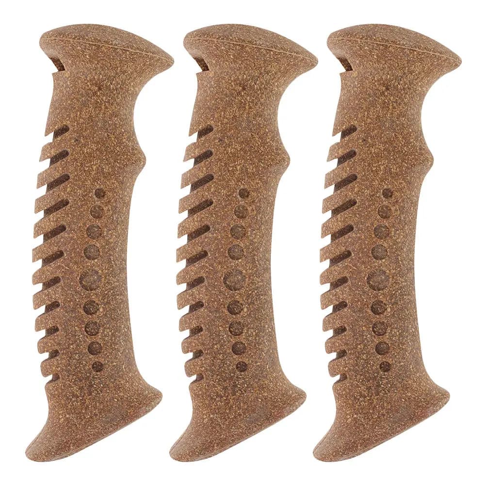 Set of 3 Non-slip Cork Grips for Trekking Sticks, Ski and Stroller Sticks, Adjustable Stick Spare Parts