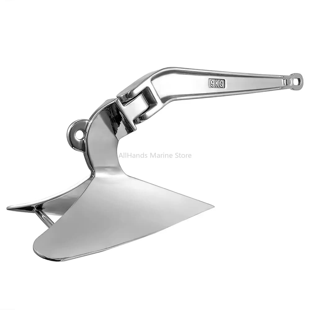 Marine Anchor AISI316 Stainless Steel Plough Anchor For Boat Kayak Supplier