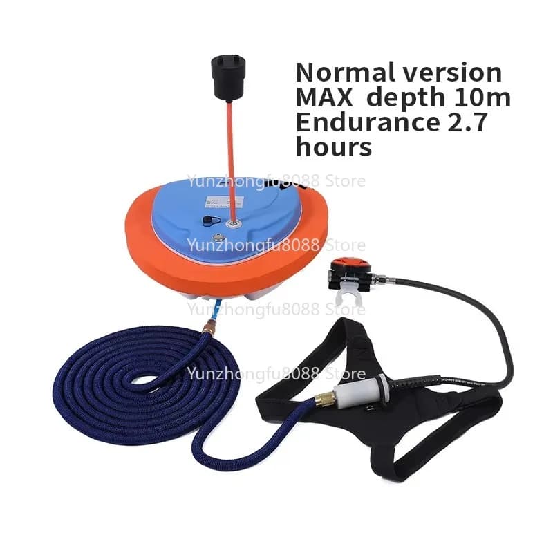 Portable Air Compressor for Tankless Diving, Waterproof, With Diving Recharge, For Travel And Snorkeling Easy