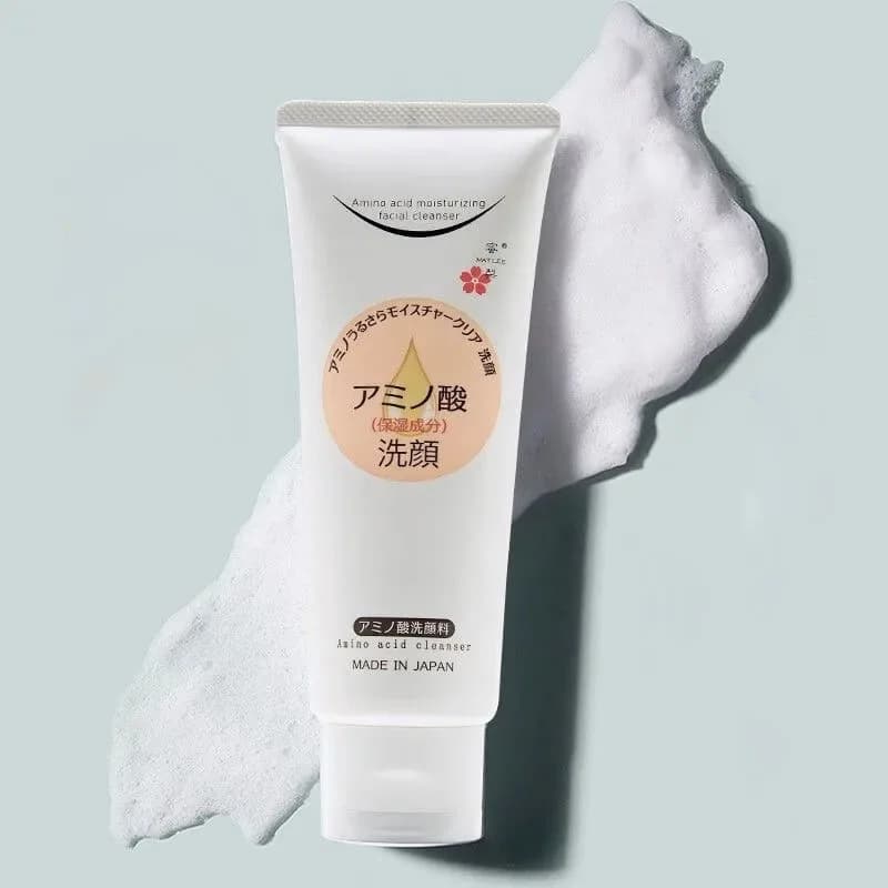 MATLEE Detergente viso aminoacido Idrata, schiarente, pulizia profonda, controllo dell'olio, restringimento dei pori per uomini e donne