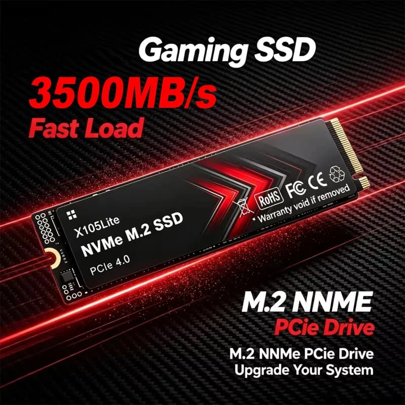 High‑Performance X105Lite NVMe M.2 SSD PCIe4.0 Gaming Internal Solid State Drive Fast Data Transfer Storage For Notebook PC