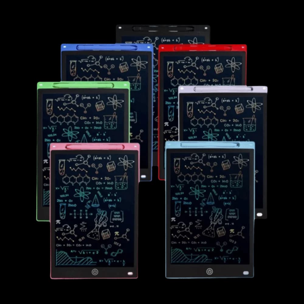 Tablet LCD da disegno da 8,5 pollici, lavagna cancellabile e riutilizzabile, schermo colorato con batteria, tablet elettronico per bambini