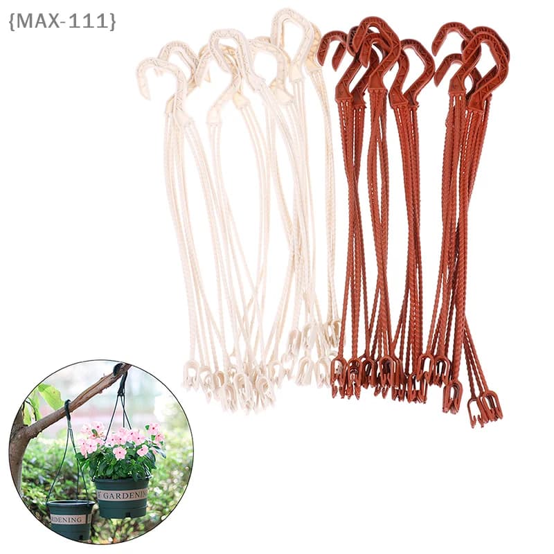 【F2-MAX111】Gancio per appendere piante da 36 cm con catene - Supporto per vasi da fiori, cesti da giardino per decorazioni interne ed esterne