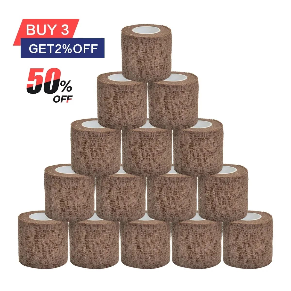 Garza marrone Fascia atletica Benda elastica autoadesiva Elastoplast Protezione sportiva Ginocchio Dito Caviglia Palmo Spalla