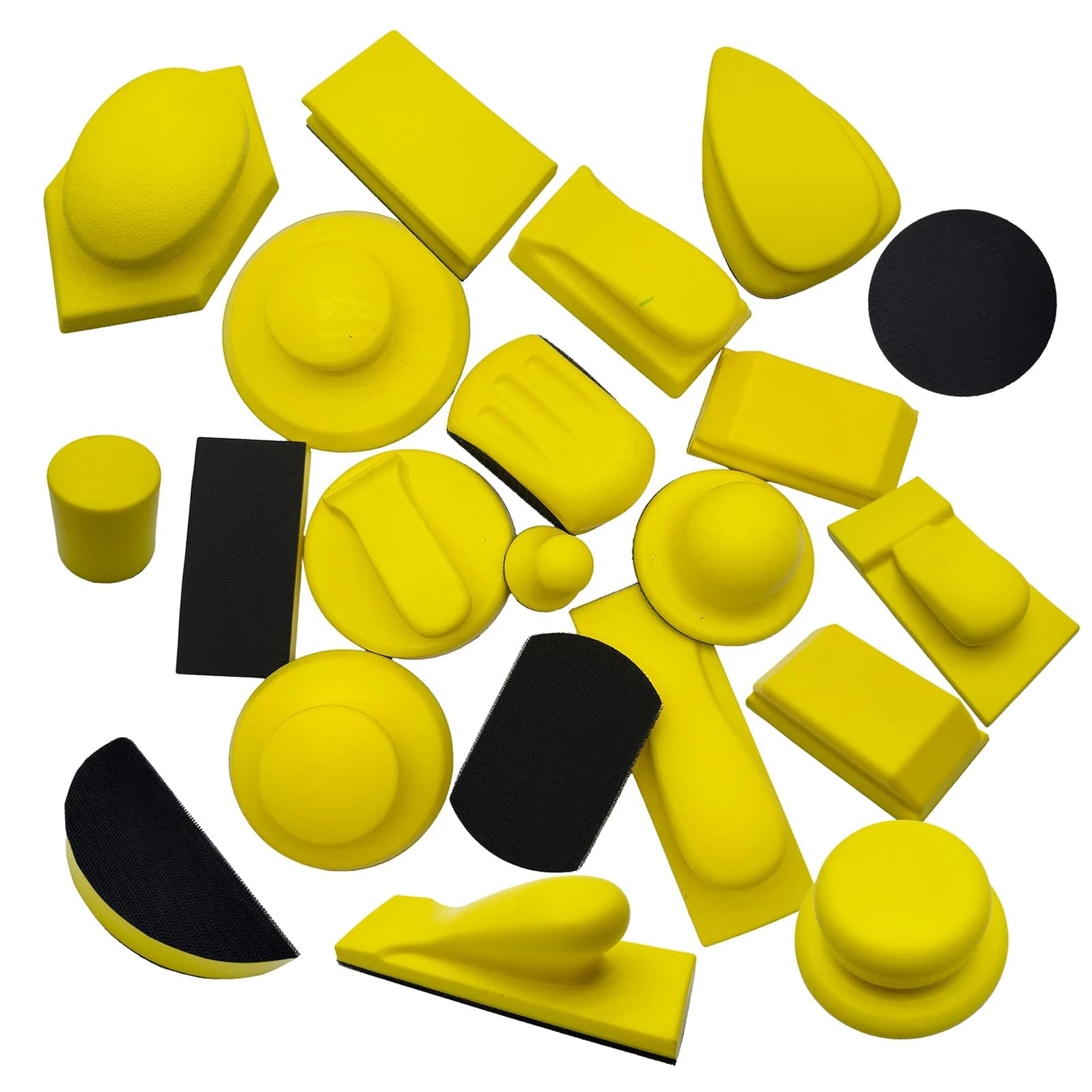 Supporto per disco abrasivo Supporto per carta vetrata Tampone per lucidatura Blocco per molatura a mano Disco abrasivo in schiuma PU per lucidare legno e metallo