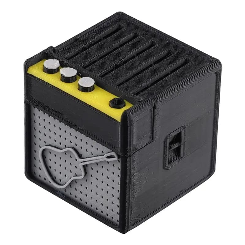 AEF5-Portaplettro per Chitarra, Espositore per Plettri, Mini Scatola Portaplettro, Contenitore per Plettri