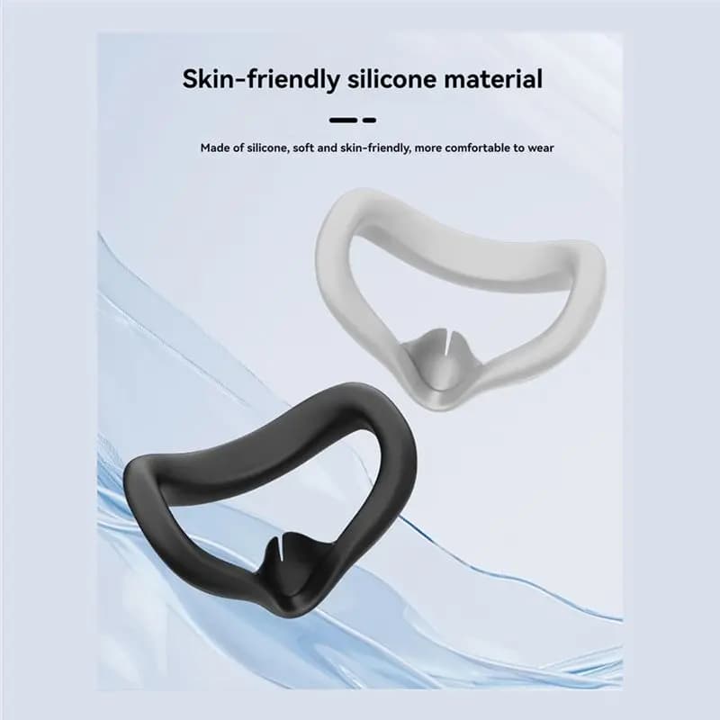 DT51 VR Face Cover for S, Sweatproof Silicone Facial Interface Mask, Washable Cushion Pad Replacement