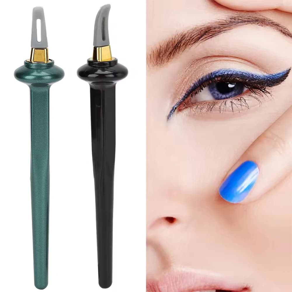 Pennello per eyeliner in silicone eyeliner impermeabile senza sbavature eyeliner per strumento ausiliario