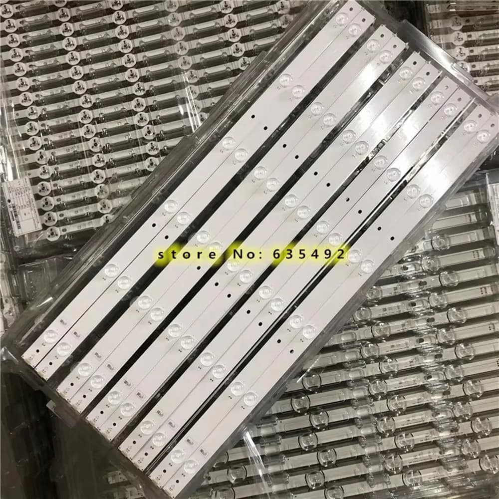 10PCS Striscia LED Per 55h7b2 55h7c SVH550AF2 HD550DU-B5 LED55K320U LED55K560U LED55EC620UA UB55EC591 LC-55n6000u LTDN55K321