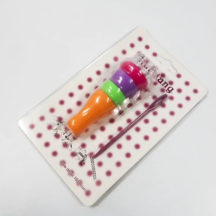 Wool Knitting Dolly Plasic Loom Rope Weaving Tool Easy Handmade Crafts Needlework Tool Braided Maker Sewing Tools Accessory